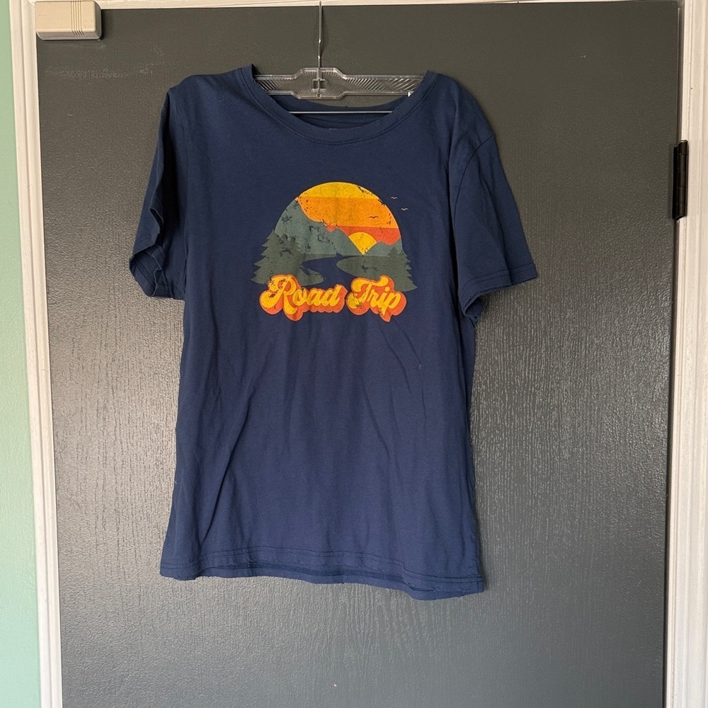 Thread & Supply Blue Graphic Tee